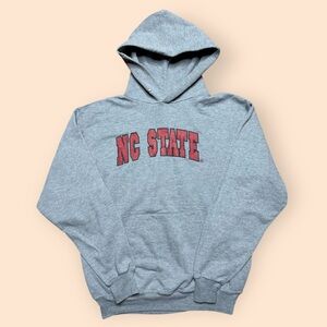 Vintage NC State Wolfpack Y2K Hoodie Men’s Medium Gray Vtg 2000s North Carolina